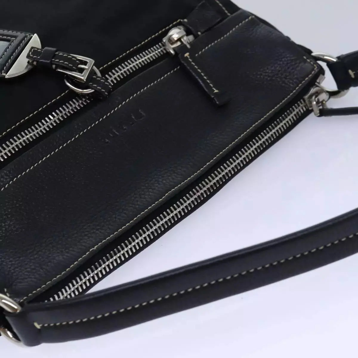 VINTAGE PRADA TESSUTO VITELLO DAINO SHOULDER BAG - Brands Select