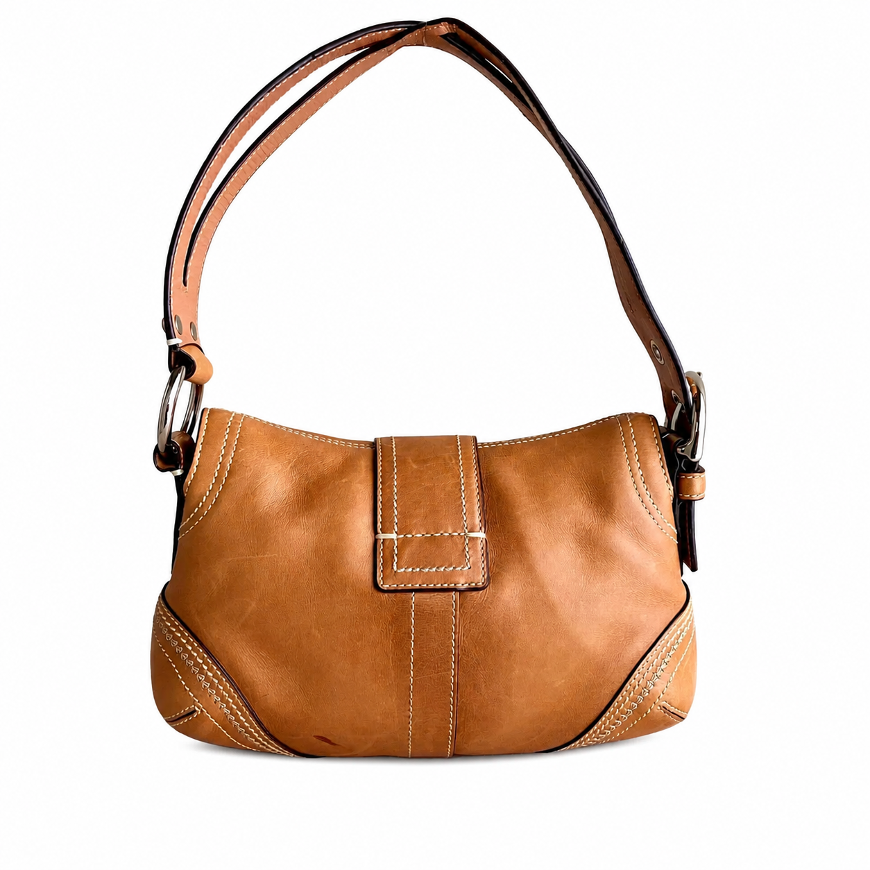 VINTAGE COACH SOHO BRUN SKINN
