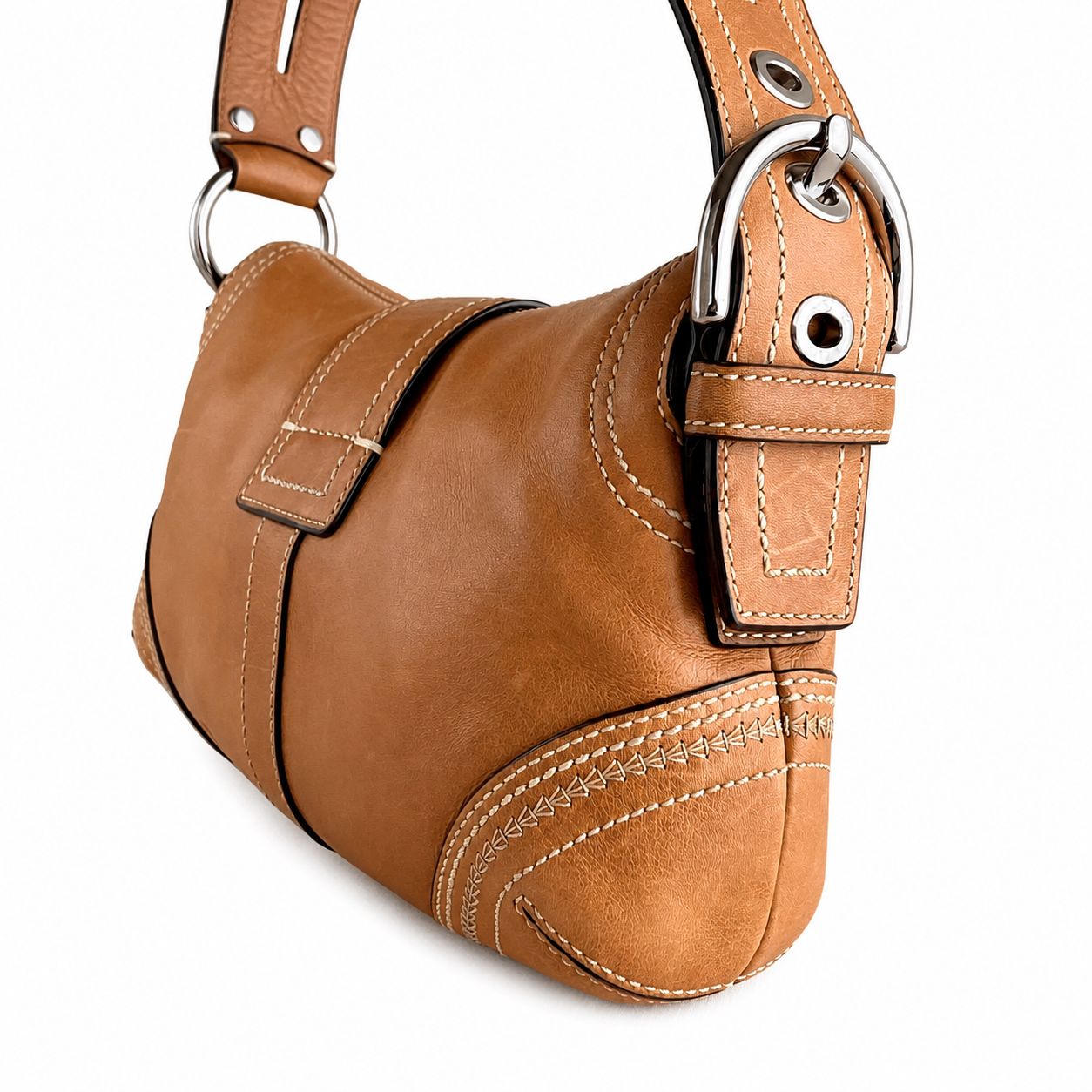 VINTAGE COACH SOHO BRUN SKINN