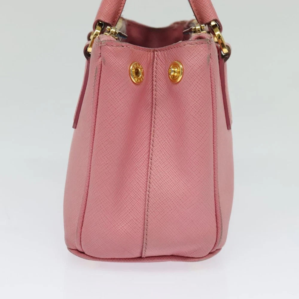PRADA SAFFIANO BAG PINK LEATHER