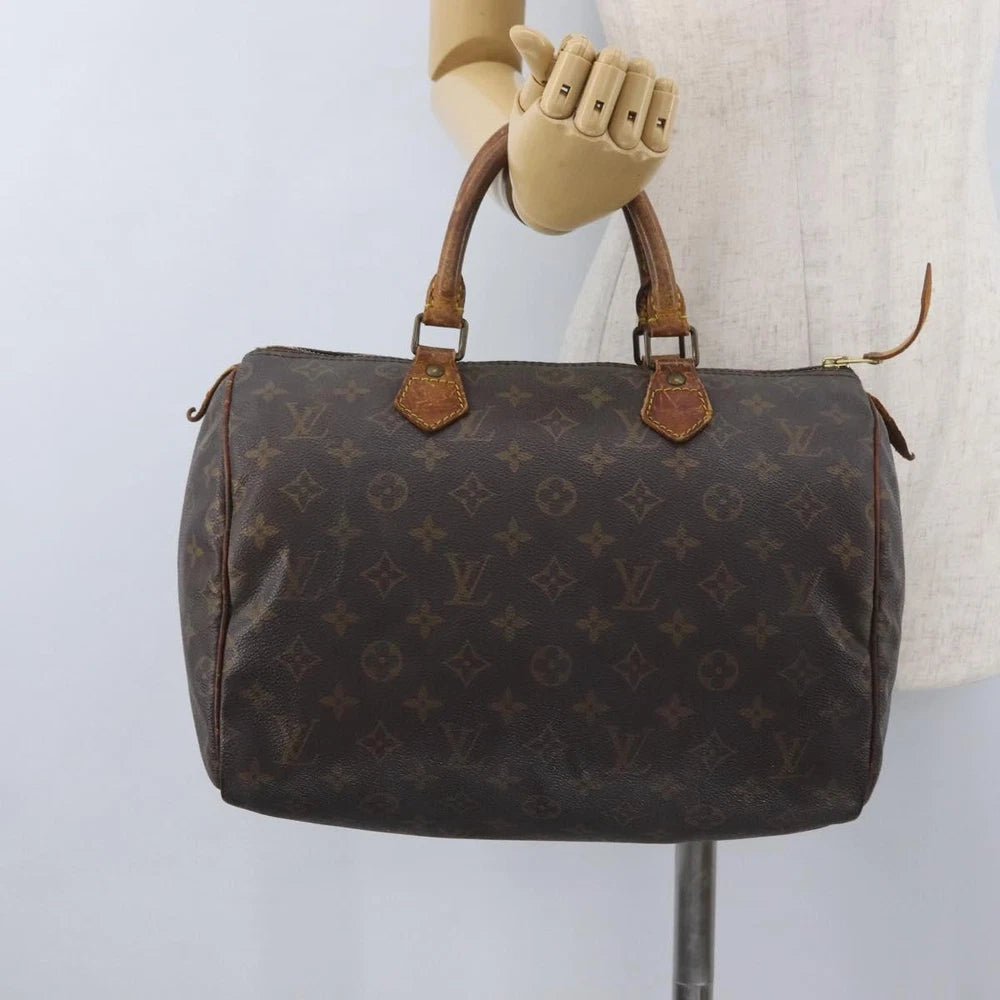 LOUIS VUITTON SPEEDY 30 BAG MONOGRAM CANVAS