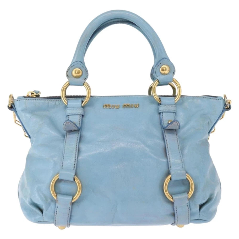 BABY BLUE MIU MIU BAG