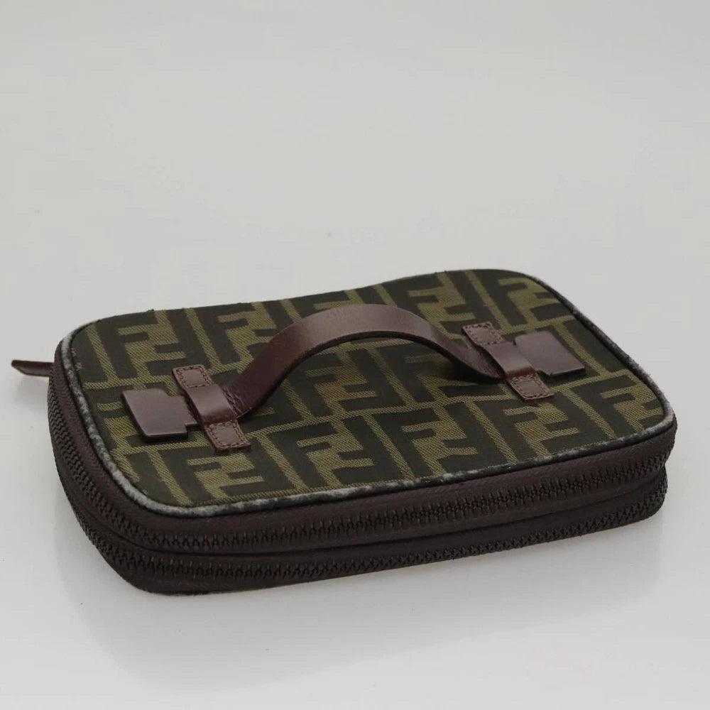 FENDI VANTY POUCH ZUCCA CANVAS