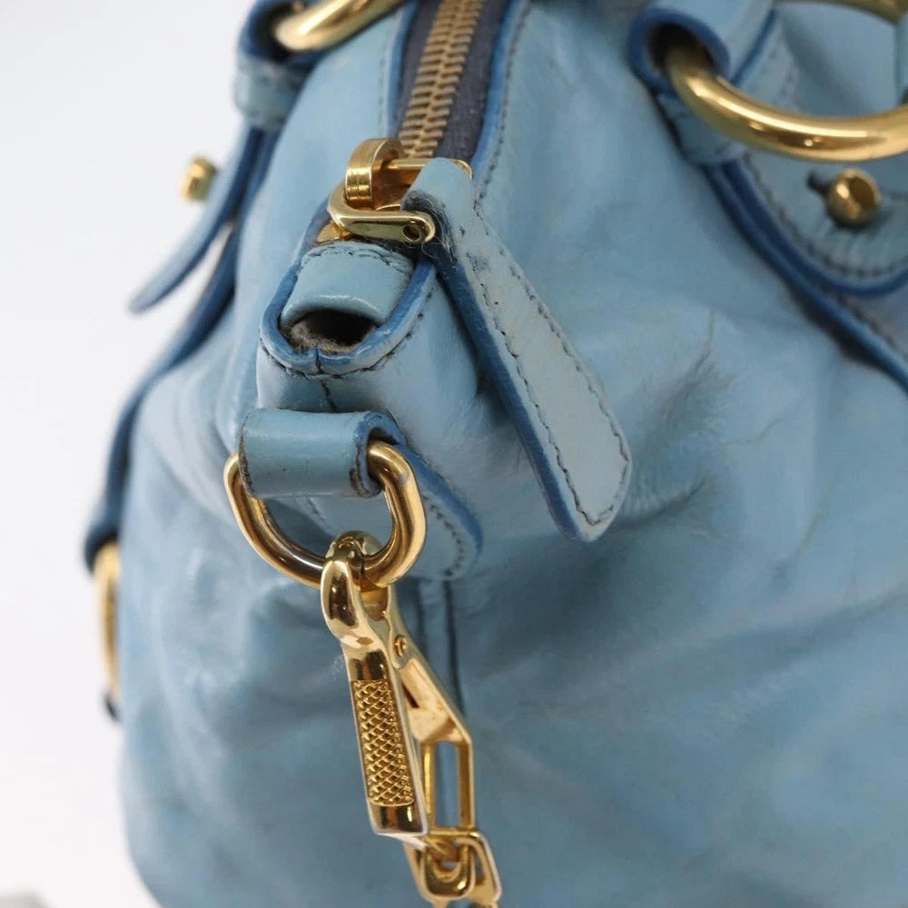 BABY BLUE MIU MIU BAG
