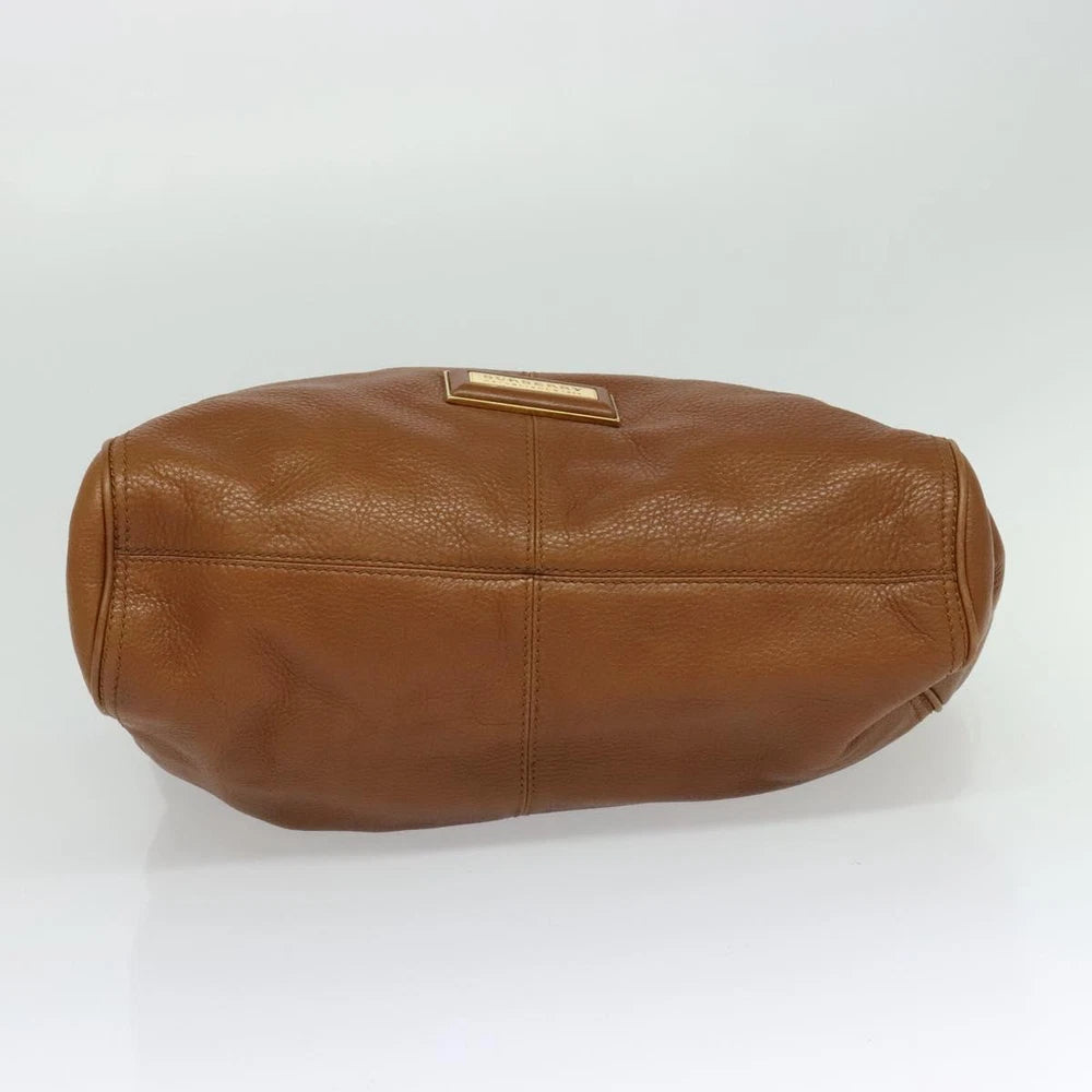 BURBERRY HANDBAG BROWN LEATHER