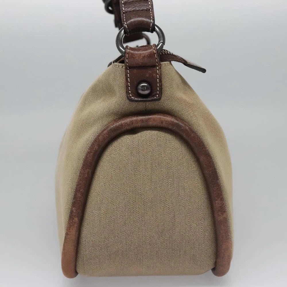 Vintage Burberry Shoulder Bag - Beige Canvas