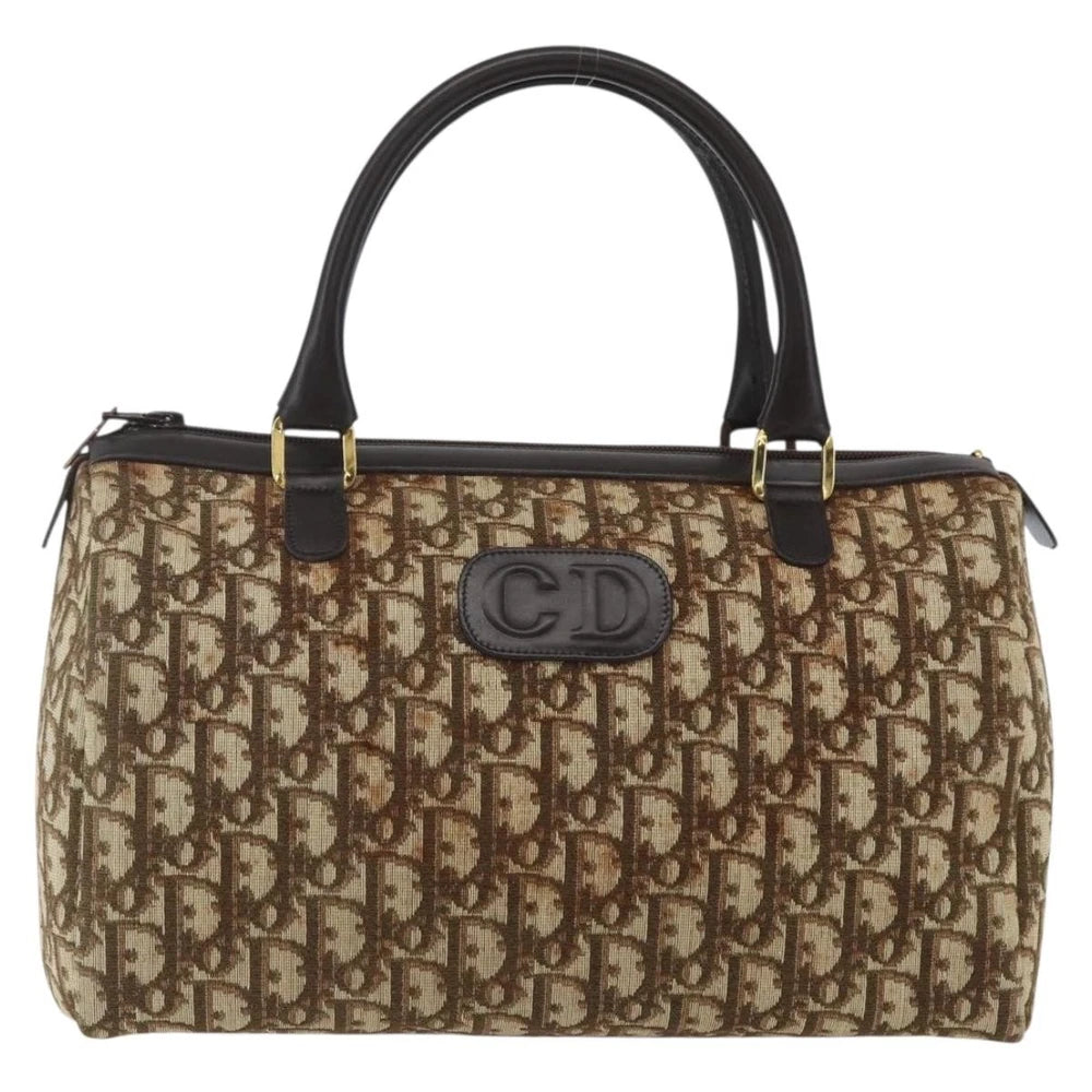 VINTAGE DIOR BAG - BROWN TROTTER CANVAS