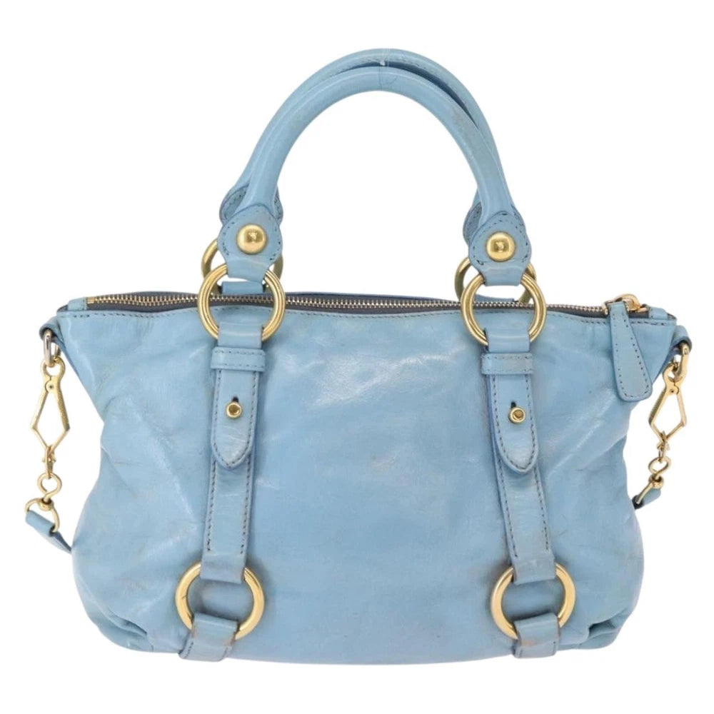 BABY BLUE MIU MIU BAG