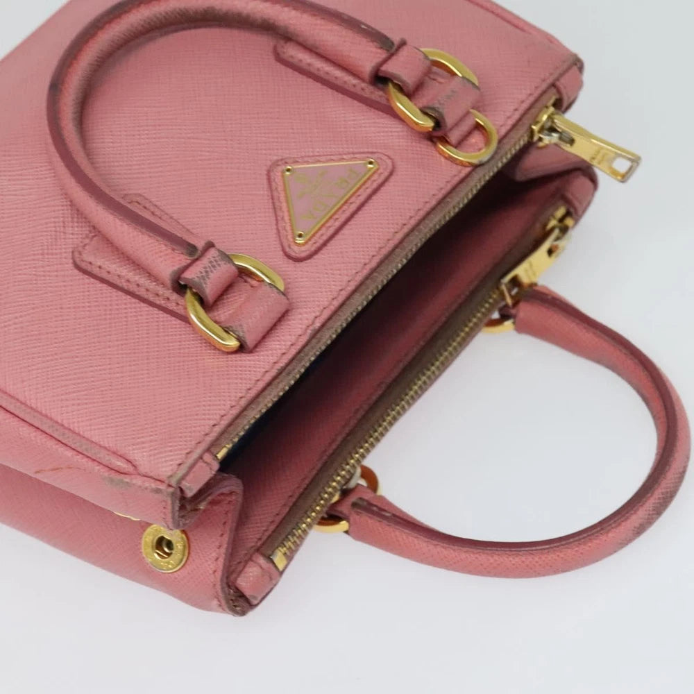PRADA SAFFIANO BAG PINK LEATHER