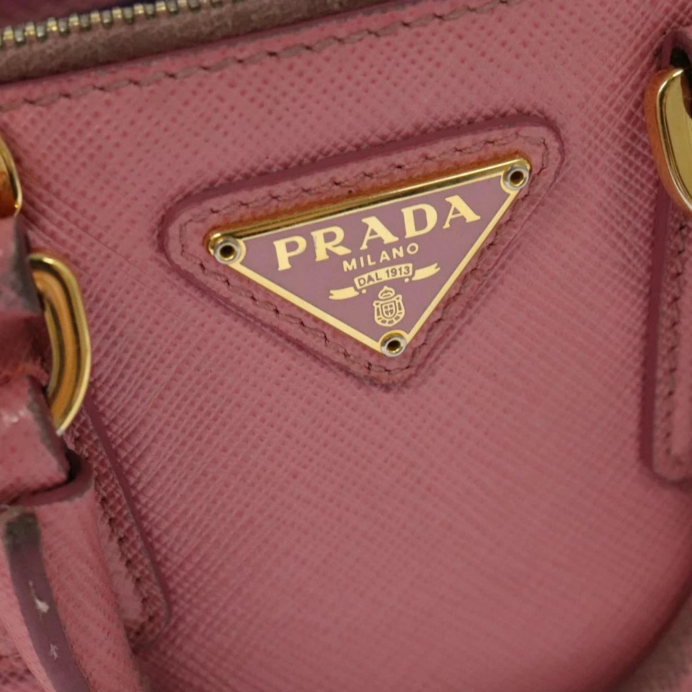 PRADA SAFFIANO BAG PINK LEATHER