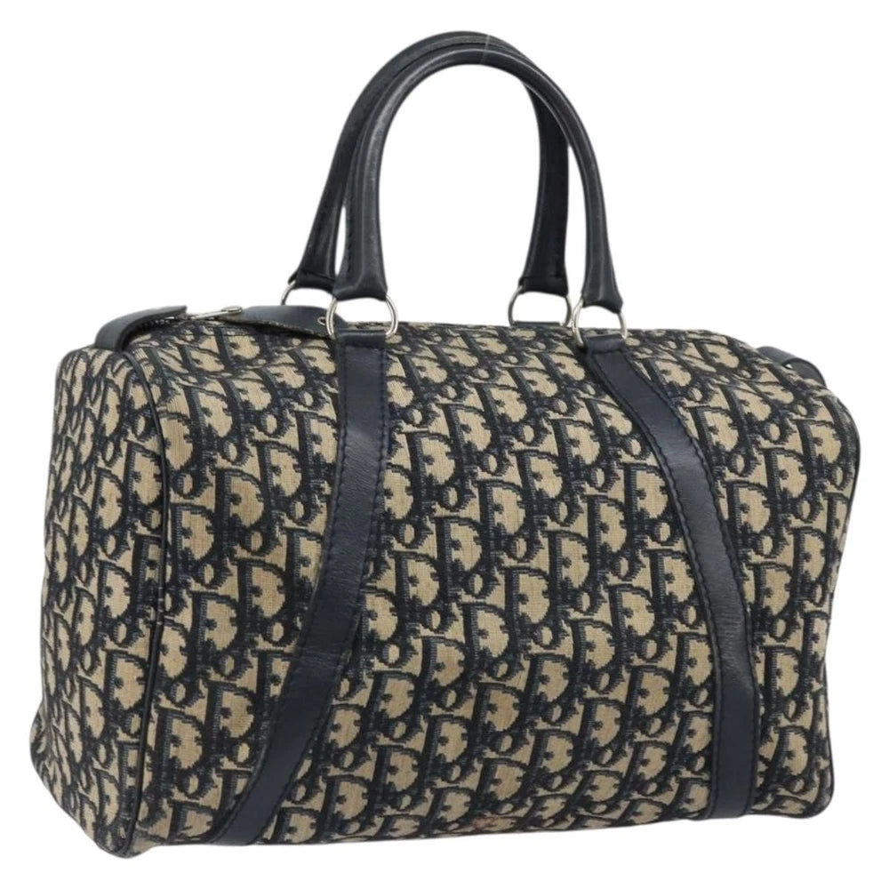 VINTAGE DIOR BOSTON BAG 30 - NAVY