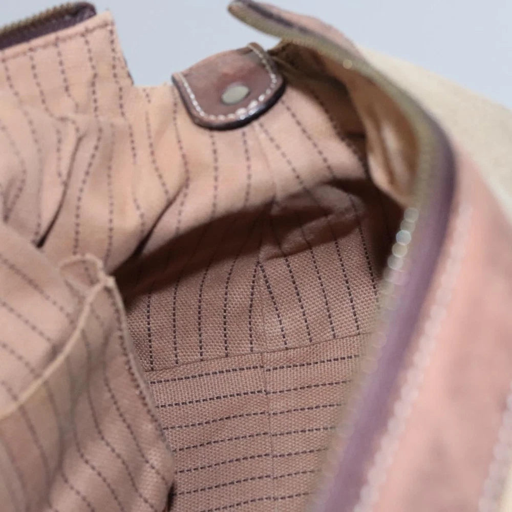 Vintage Burberry Shoulder Bag - Beige Canvas