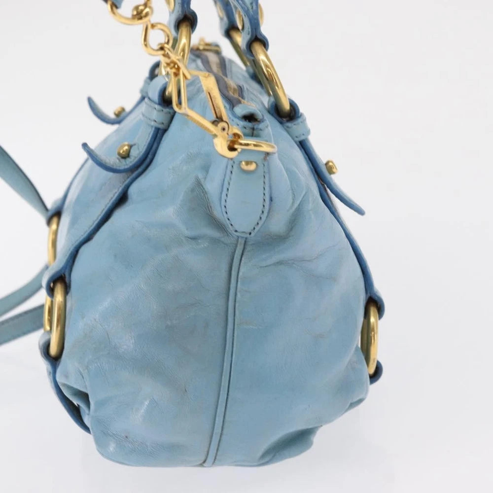 BABY BLUE MIU MIU BAG
