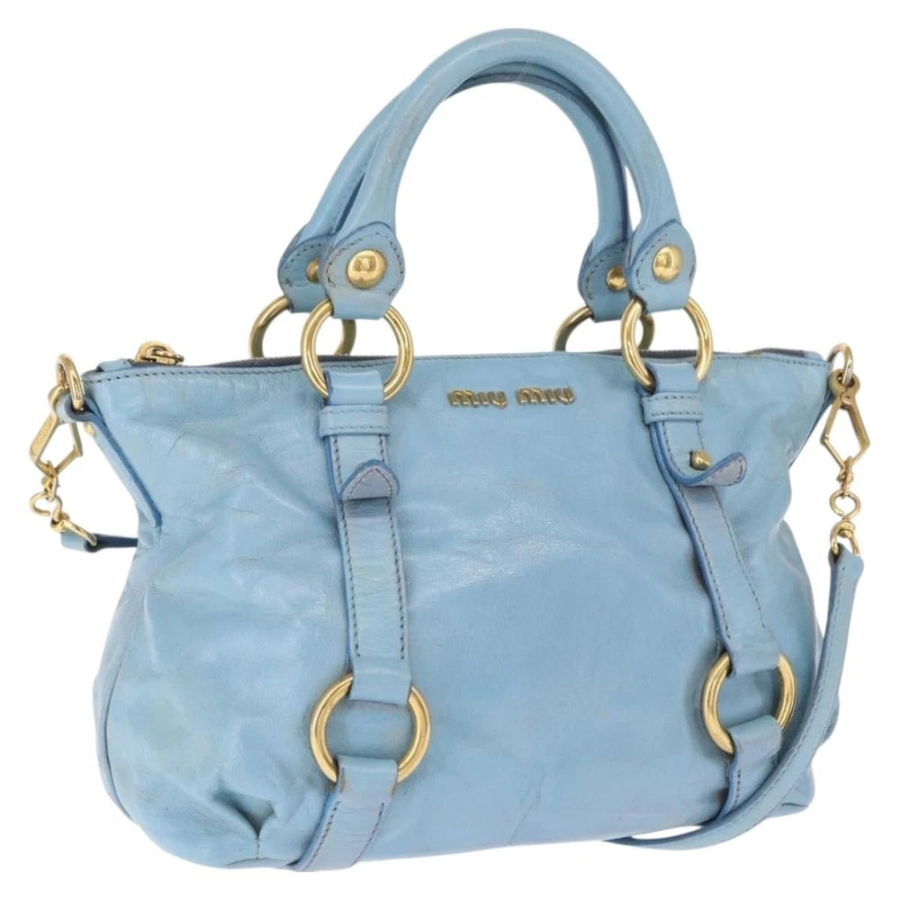 BABY BLUE MIU MIU BAG