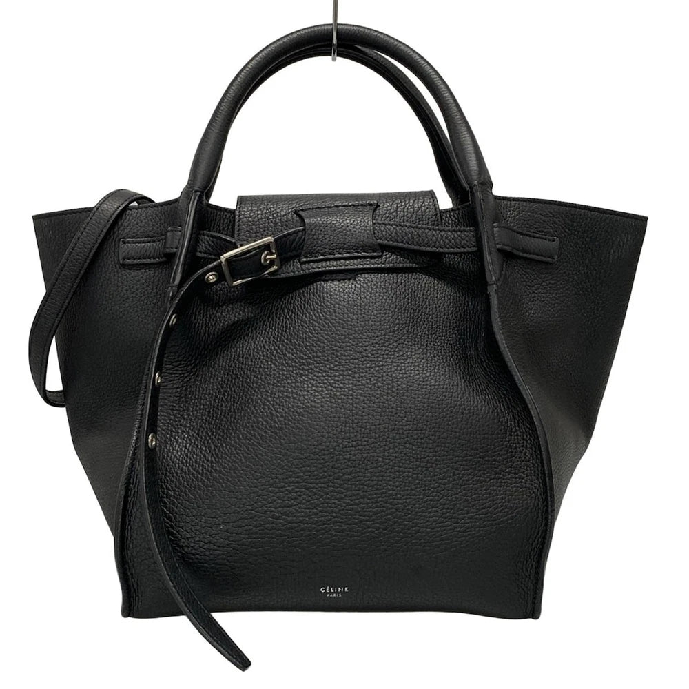 CELINE BIG BAG SMALL BLACK LEATHER - Brands Select